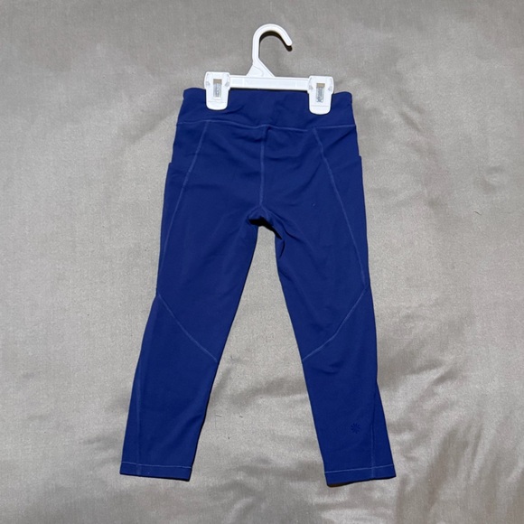Athleta Girls Royal Blue Capri Leggings - Picture 2 of 3